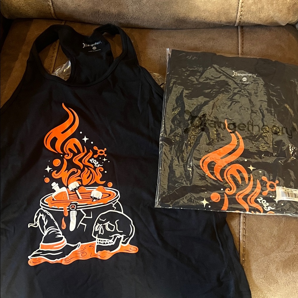 Orangetheory 2025 hell week tank top and T-shirts size small